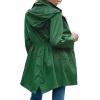 imageZando Womens Rain Jackets for Women Waterproof Rain Coats for Women Active Packable Raincoat Windbreaker Jacket with HoodA02 Grass Green