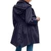 imageZando Womens Rain Jackets for Women Waterproof Rain Coats for Women Active Packable Raincoat Windbreaker Jacket with HoodA03 Navy Blue