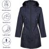 imageZando Womens Rain Jackets for Women Waterproof Rain Coats for Women Active Packable Raincoat Windbreaker Jacket with HoodA03 Navy Blue
