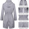 imageZando Womens Rain Jackets for Women Waterproof Rain Coats for Women Active Packable Raincoat Windbreaker Jacket with HoodA05 Grey