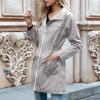 imageZando Womens Rain Jackets for Women Waterproof Rain Coats for Women Active Packable Raincoat Windbreaker Jacket with HoodA05 Grey