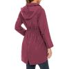 imageZando Womens Rain Jackets for Women Waterproof Rain Coats for Women Active Packable Raincoat Windbreaker Jacket with HoodA06 Wine Red