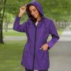 imageZando Womens Rain Jackets for Women Waterproof Rain Coats for Women Active Packable Raincoat Windbreaker Jacket with HoodA07 Purple