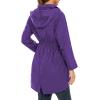 imageZando Womens Rain Jackets for Women Waterproof Rain Coats for Women Active Packable Raincoat Windbreaker Jacket with HoodA07 Purple