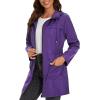 imageZando Womens Rain Jackets for Women Waterproof Rain Coats for Women Active Packable Raincoat Windbreaker Jacket with HoodA07 Purple