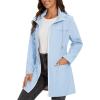 imageZando Womens Rain Jackets for Women Waterproof Rain Coats for Women Active Packable Raincoat Windbreaker Jacket with HoodA08 Light Blue