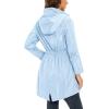 imageZando Womens Rain Jackets for Women Waterproof Rain Coats for Women Active Packable Raincoat Windbreaker Jacket with HoodA08 Light Blue