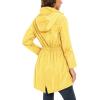 imageZando Womens Rain Jackets for Women Waterproof Rain Coats for Women Active Packable Raincoat Windbreaker Jacket with HoodA09 Yellow Raincoat