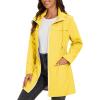 imageZando Womens Rain Jackets for Women Waterproof Rain Coats for Women Active Packable Raincoat Windbreaker Jacket with HoodA09 Yellow Raincoat