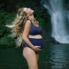 imageZando High Waist Maternity Swimsuit Two Piece Pregnancy Swimwear Bikini Bathing Suits for Women Maternity SwimsuitsNavy