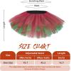 imageZando Layered Tutu Tulle Skirt Ballet Skirt Dance Tutu Princess Dress Ruffle Fluffy Skirt Halloween Costumes for WomenChristmas Tutu