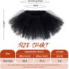 imageZando Layered Tutu Tulle Skirt Ballet Skirt Dance Tutu Princess Dress Ruffle Fluffy Skirt Halloween Costumes for WomenGreen Tutu