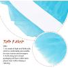 imageZando Layered Tutu Tulle Skirt Ballet Skirt Dance Tutu Princess Dress Ruffle Fluffy Skirt Halloween Costumes for WomenLight Blue Tutu
