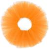 imageZando Layered Tutu Tulle Skirt Ballet Skirt Dance Tutu Princess Dress Ruffle Fluffy Skirt Halloween Costumes for WomenOrange Tutu
