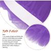 imageZando Layered Tutu Tulle Skirt Ballet Skirt Dance Tutu Princess Dress Ruffle Fluffy Skirt Halloween Costumes for WomenPurple Tutu