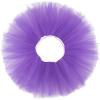 imageZando Layered Tutu Tulle Skirt Ballet Skirt Dance Tutu Princess Dress Ruffle Fluffy Skirt Halloween Costumes for WomenPurple Tutu