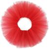 imageZando Layered Tutu Tulle Skirt Ballet Skirt Dance Tutu Princess Dress Ruffle Fluffy Skirt Halloween Costumes for WomenRed Tutu