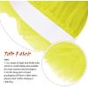 imageZando Layered Tutu Tulle Skirt Ballet Skirt Dance Tutu Princess Dress Ruffle Fluffy Skirt Halloween Costumes for WomenYellow Tutu