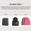 imageZando Puffer Vest Women Outerwear Vests Sleeveless Stand Collar Oversized Zip Up Padded Puffy Winter Gilet Jacket CoatBlack