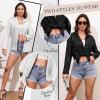 imageZando Sequin Tops for Women Button Down Shirt Sparkly Tops for Women Sparkle Tops for Women Sequin Top Casual Party ClubGold