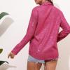 imageZando Sequin Tops for Women Button Down Shirt Sparkly Tops for Women Sparkle Tops for Women Sequin Top Casual Party ClubHot Pink