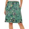 imageZando Tennis Skirts for Women with Pockets Athletic Knee Length Golf Casual Skorts Shorts Sports Drawstring Waist SkirtDark Gypsophila