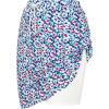 imageZando Tennis Skirts for Women with Pockets Athletic Knee Length Golf Casual Skorts Shorts Sports Drawstring Waist SkirtGraffiti Flower