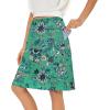 imageZando Tennis Skirts for Women with Pockets Athletic Knee Length Golf Casual Skorts Shorts Sports Drawstring Waist SkirtGypsophila