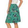 imageZando Tennis Skirts for Women with Pockets Athletic Knee Length Golf Casual Skorts Shorts Sports Drawstring Waist SkirtGypsophila