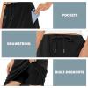 imageZando Tennis Skirts for Women with Pockets Athletic Knee Length Golf Casual Skorts Shorts Sports Drawstring Waist SkirtKhaki