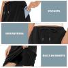 imageZando Tennis Skirts for Women with Pockets Athletic Knee Length Golf Casual Skorts Shorts Sports Drawstring Waist SkirtPink Flower