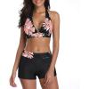 B Black Pink Floral
