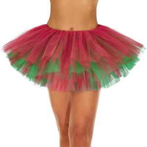imageZando Layered Tutu Tulle Skirt Ballet Skirt Dance Tutu Princess Dress Ruffle Fluffy Skirt Halloween Costumes for WomenChristmas Tutu