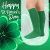 imageZando 4 Pairs Kids Soccer Socks Baseball Softball Socks Youth Athletic Socks Boys Girls Knee High SocksNeon Green 2Green 2