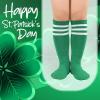 imageZando 4 Pairs Kids Soccer Socks Baseball Softball Socks Youth Athletic Socks Boys Girls Knee High SocksYellowPurpleGreenBlack