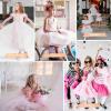 imageZando Girls Ruffle Socks Big Double Lace Turn Cuff Dress Socks Cute Lace Socks for Toddler and Kids 23 Pairs2White