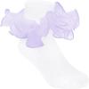 imageZando Girls Ruffle Socks Big Double Lace Turn Cuff Dress Socks Cute Lace Socks for Toddler and Kids 23 PairsBluePurplePink
