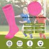 imageZando Toddler Soccer Socks Baseball Softball Football Socks Tube Athletic Socks Uniform Socks Knee High Socks for Girls07 Hot Pink