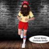 imageZando Toddler Soccer Socks Baseball Softball Football Socks Tube Athletic Socks Uniform Socks Knee High Socks for GirlsWhite Blue Red