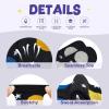 imageZando Toddler Soccer Socks Breathable Kids Football Baseball Socks Cotton Toddler Knee High Socks Pattern Printed SocksBlack Galaxy