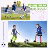 imageZando Toddler Soccer Socks Breathable Kids Football Baseball Socks Cotton Toddler Knee High Socks Pattern Printed SocksBlue Unicorn