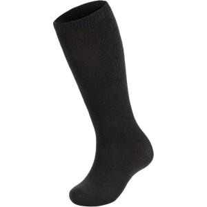 imageZando Toddler Soccer Socks Baseball Softball Football Socks Tube Athletic Socks Uniform Socks Knee High Socks for GirlsPure Black