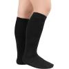 imageZando 3 Pairs Girls Knee High Socks Cotton School Uniform Socks Kids Soccer Socks Outdoor Long Tube Socks 314 Years3 Black