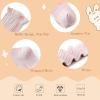 imageZando Baby Knee High Socks Infant Newborn Toddler Socks Cotton Ruffle Socks Warm Girls Boys Long Stockings 36 PairsMilkyGrayBlack
