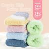 imageZando Kids Fuzzy Socks Soft Christmas Slipper Socks for Kids Warm Winter Socks Comfy Fluffy Socks for Girls3 Pairs Multicolor 1