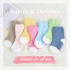 imageZando Kids Fuzzy Socks Soft Christmas Slipper Socks for Kids Warm Winter Socks Comfy Fluffy Socks for Girls3 Pairs Multicolor 2