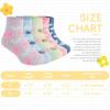 imageZando Kids Fuzzy Socks Soft Christmas Slipper Socks for Kids Warm Winter Socks Comfy Fluffy Socks for Girls6 Pairs Heart Pattern