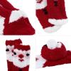imageZando Kids Fuzzy Socks Soft Christmas Slipper Socks for Kids Warm Winter Socks Comfy Fluffy Socks for GirlsA 3 Pairs Multicolor 1