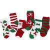 imageZando Kids Fuzzy Socks Soft Christmas Slipper Socks for Kids Warm Winter Socks Comfy Fluffy Socks for GirlsA 3 Pairs Multicolor 1