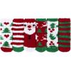 imageZando Kids Fuzzy Socks Soft Christmas Slipper Socks for Kids Warm Winter Socks Comfy Fluffy Socks for GirlsA 6 Pairs Multicolor